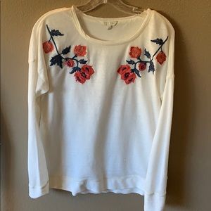 Lucky brand top size small oversized. EUC
